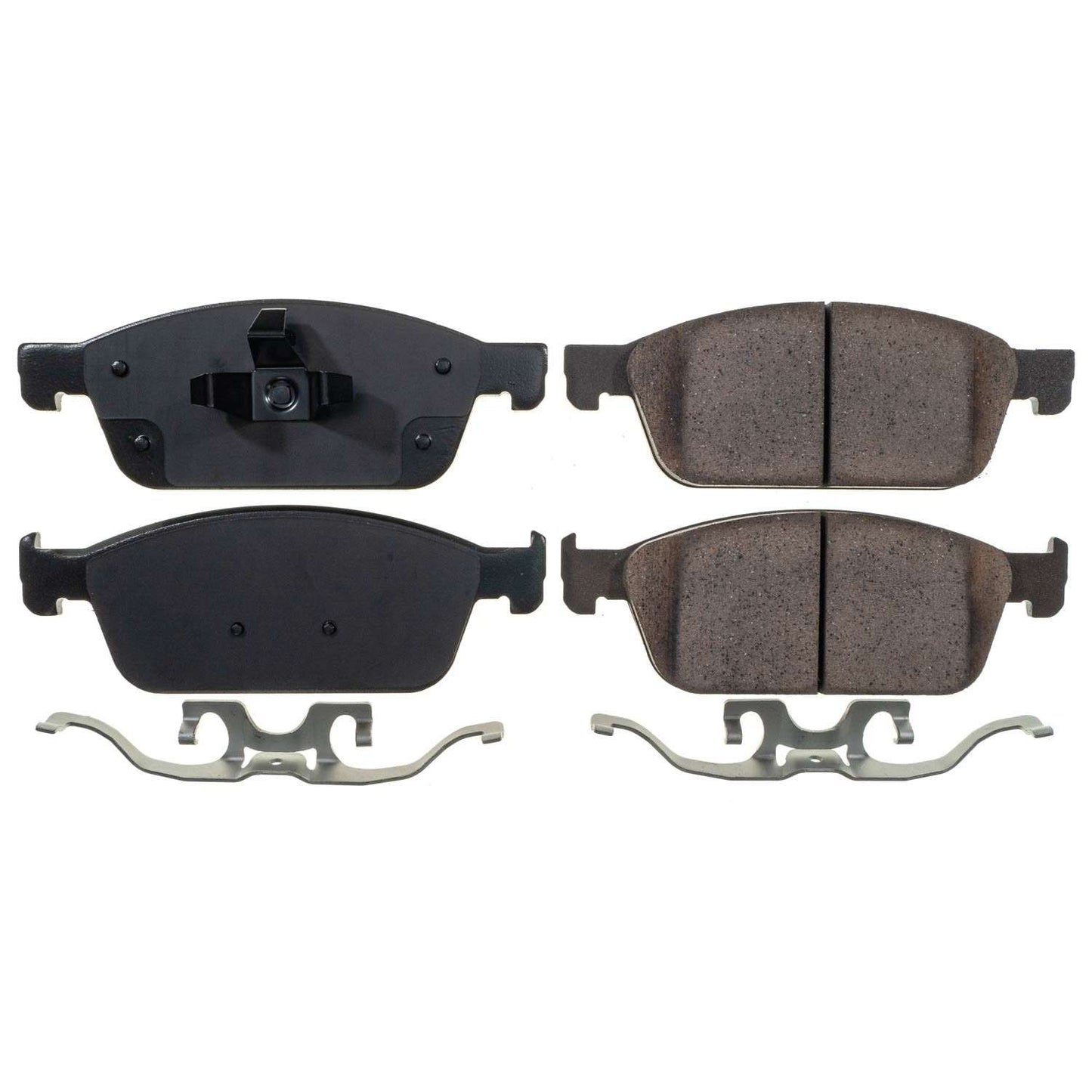 Front View of Front Disc Brake Pad Set POWERSTOP 17-1645