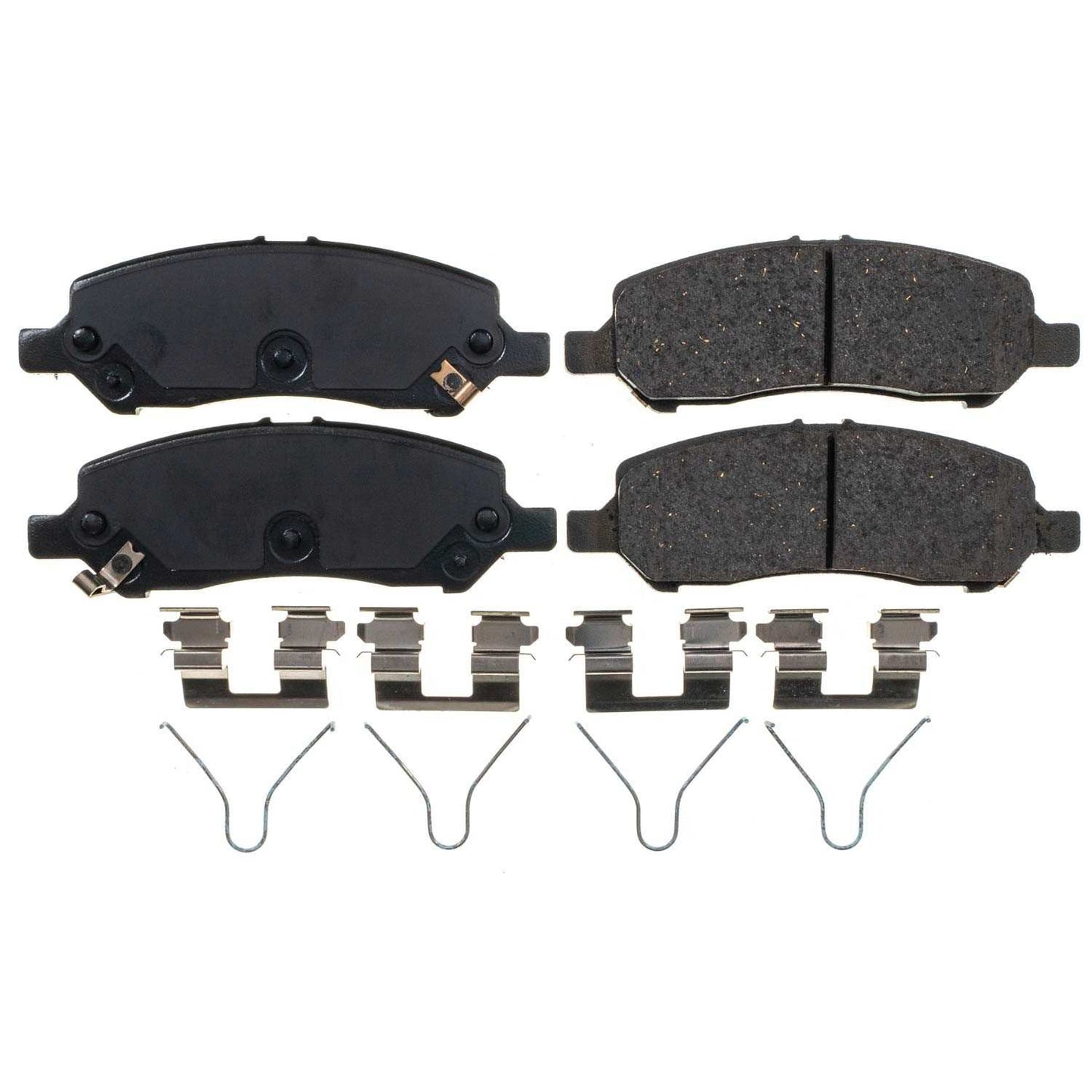 Front View of Rear Disc Brake Pad Set POWERSTOP 17-1647