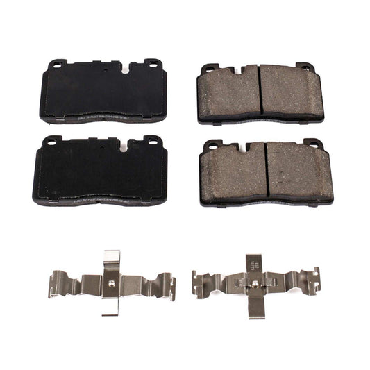 Front View of Front Disc Brake Pad Set POWERSTOP 17-1663