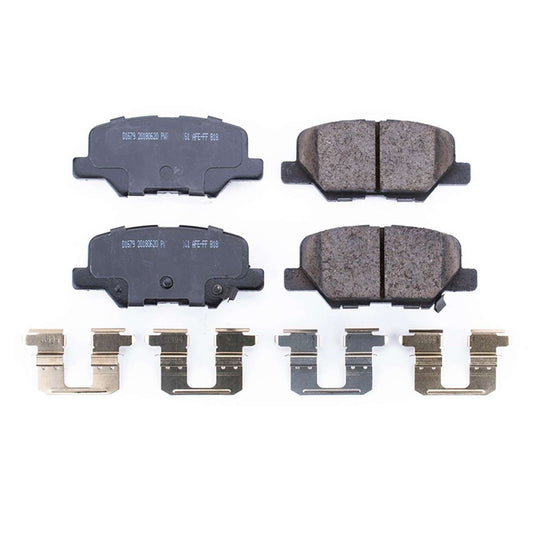 Front View of Rear Disc Brake Pad Set POWERSTOP 17-1679