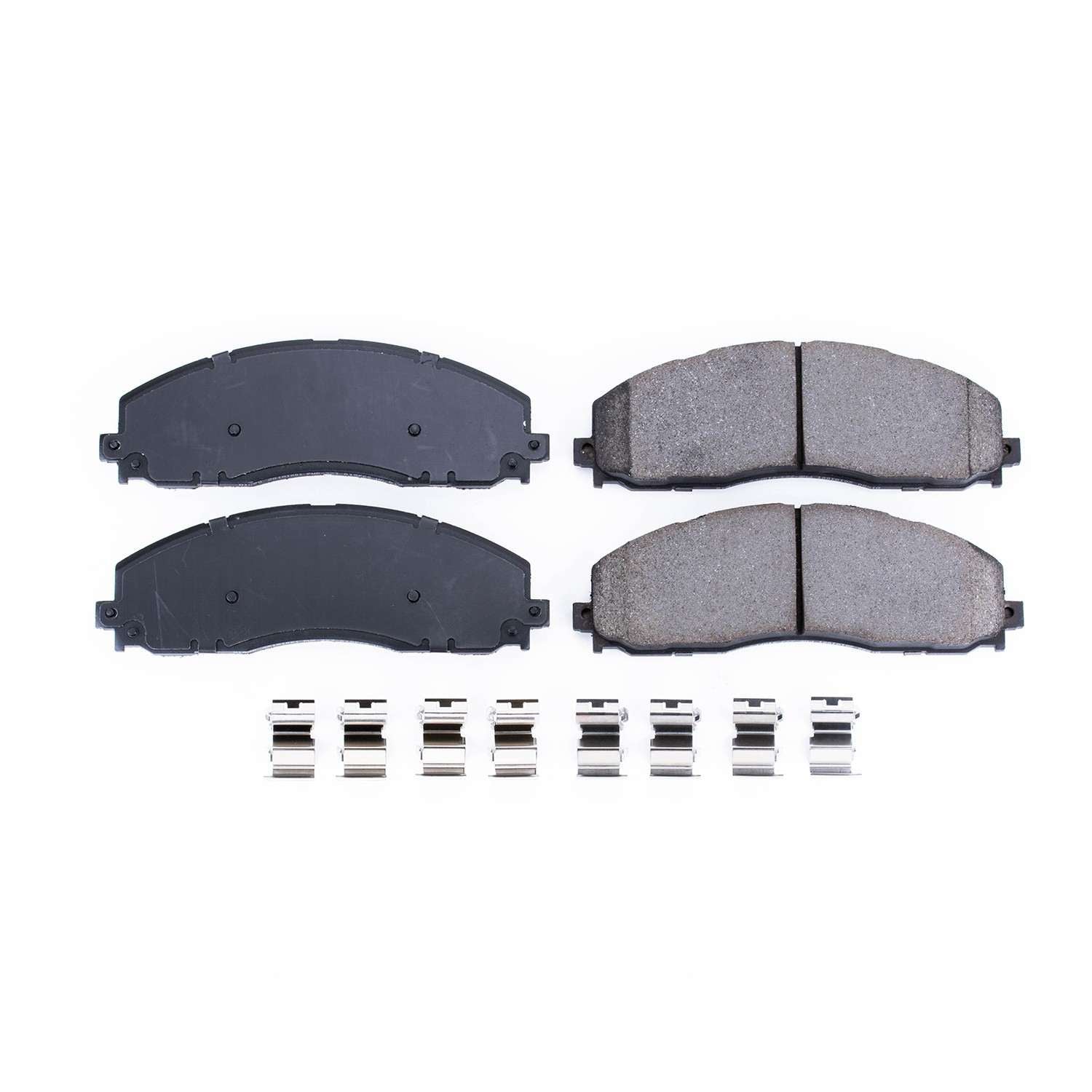 Front View of Front Disc Brake Pad Set POWERSTOP 17-1680