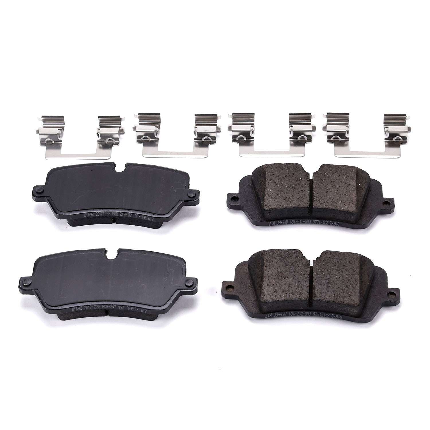 Front View of Rear Disc Brake Pad Set POWERSTOP 17-1692