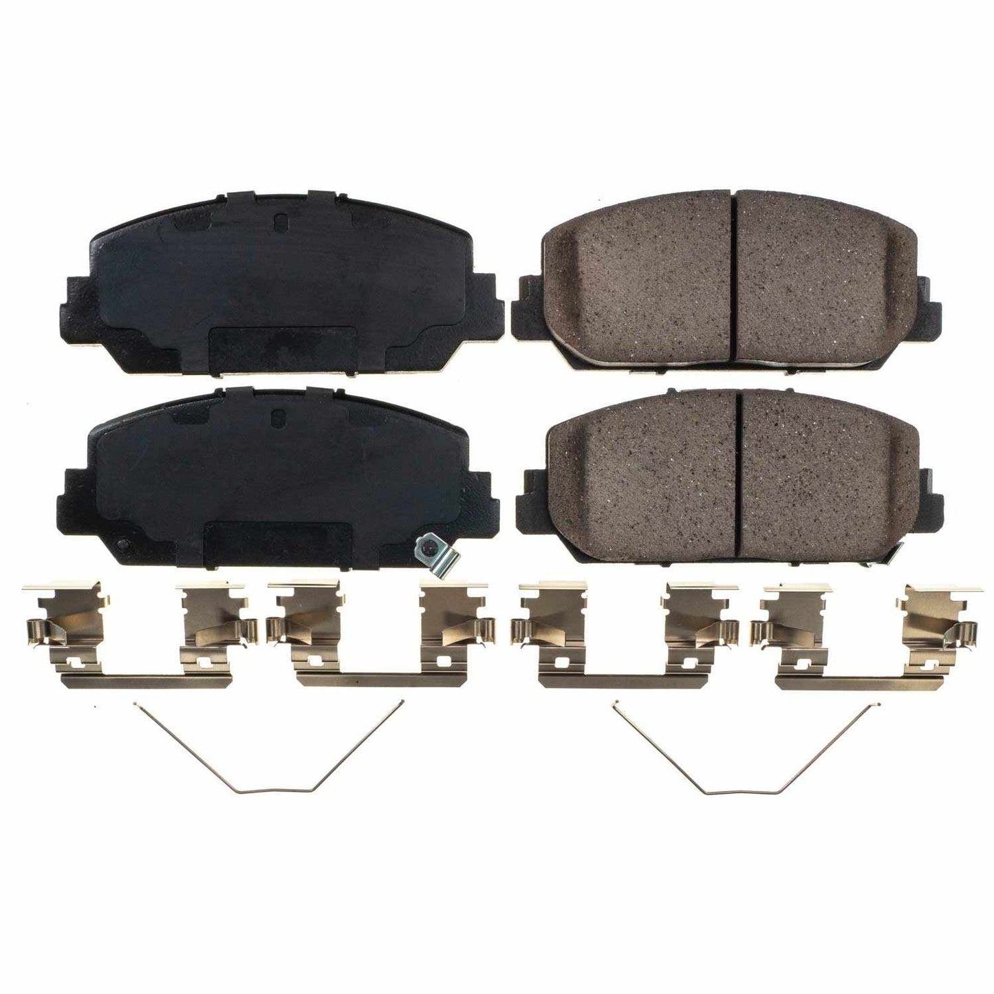 Front View of Front Disc Brake Pad Set POWERSTOP 17-1697