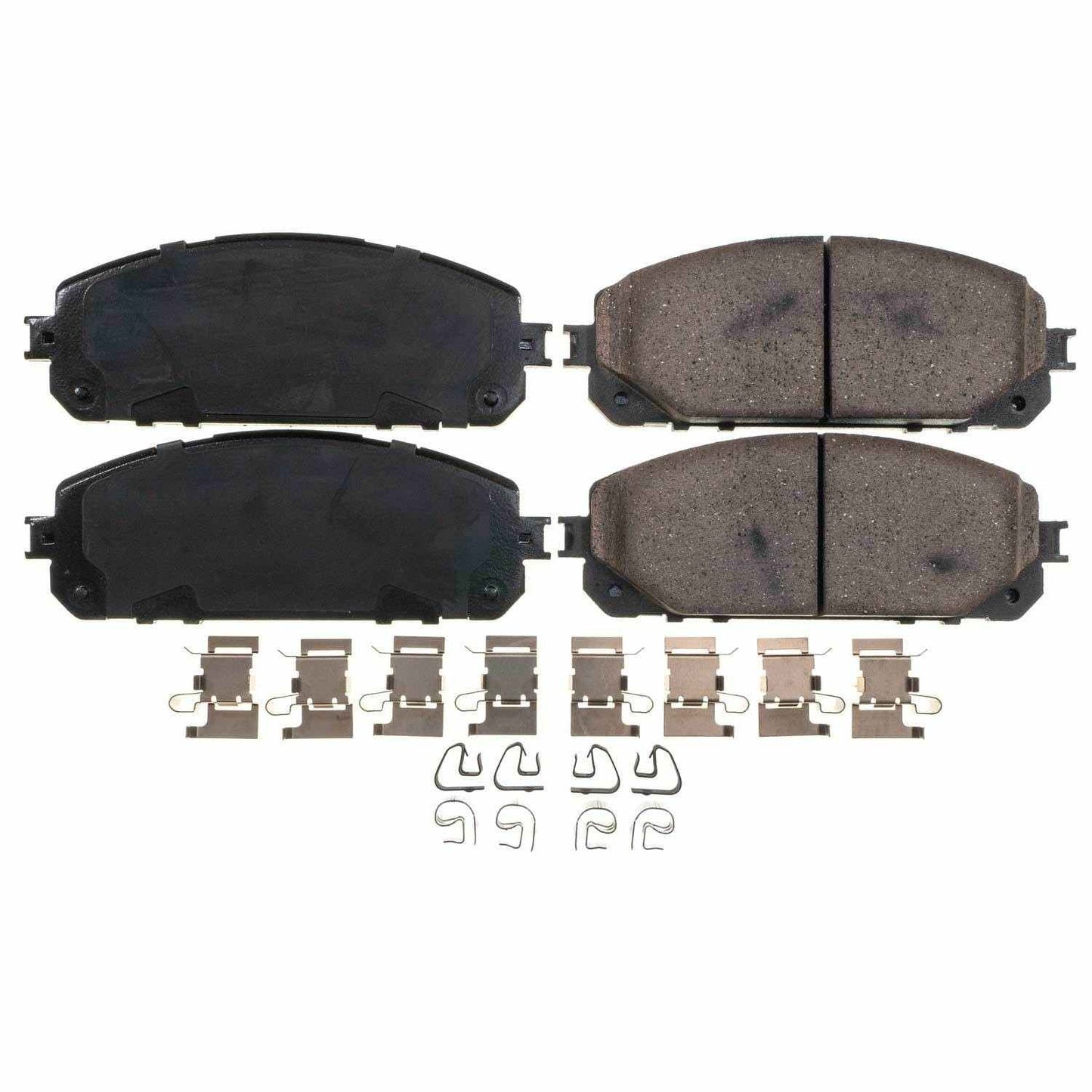 Front View of Front Disc Brake Pad Set POWERSTOP 17-1709