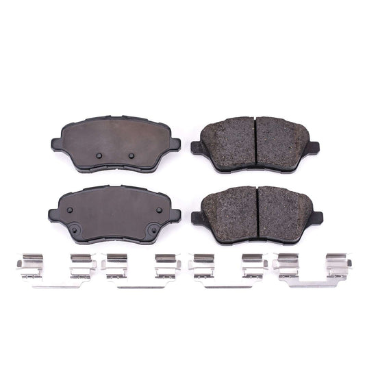 Front View of Front Disc Brake Pad Set POWERSTOP 17-1730