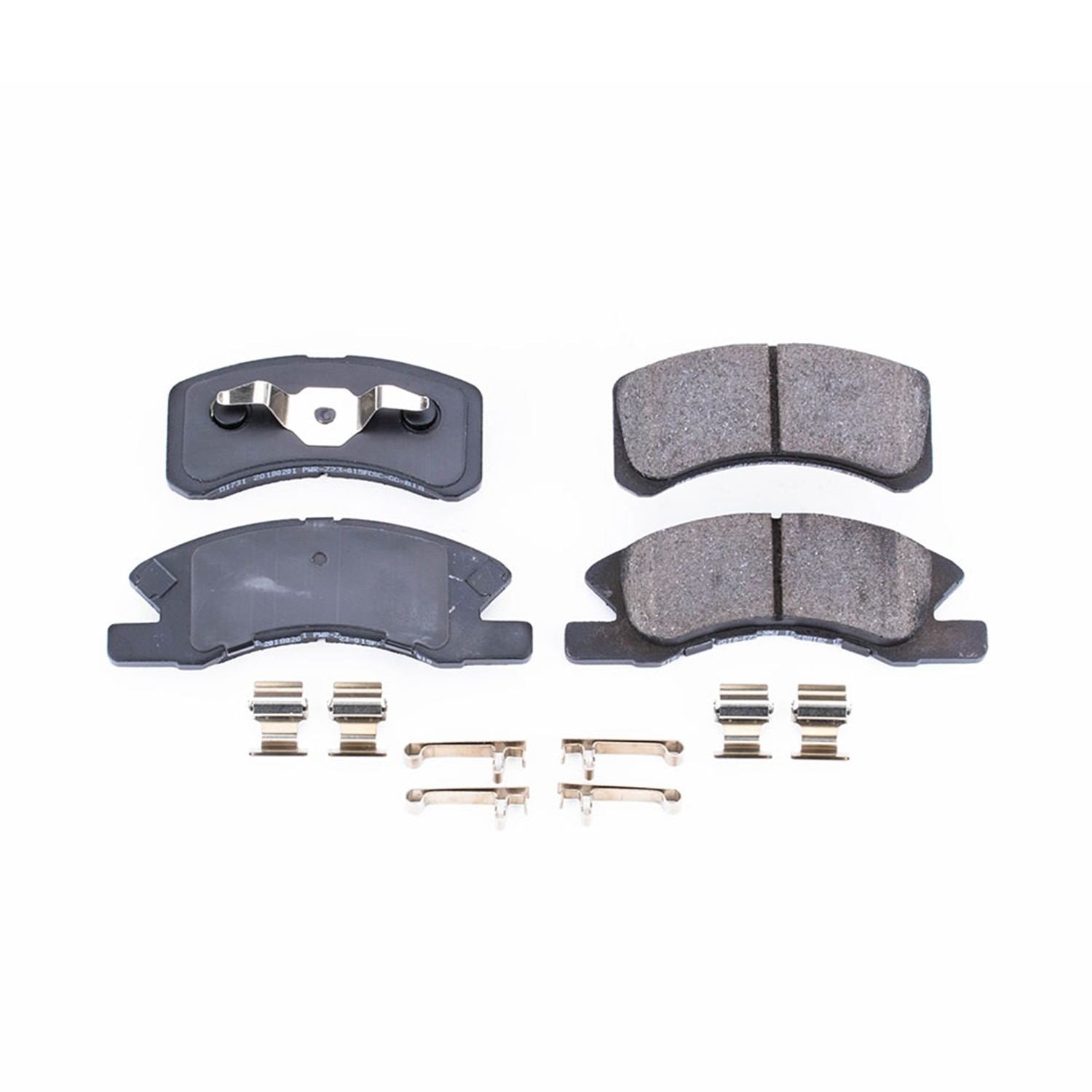 Front View of Front Disc Brake Pad Set POWERSTOP 17-1731