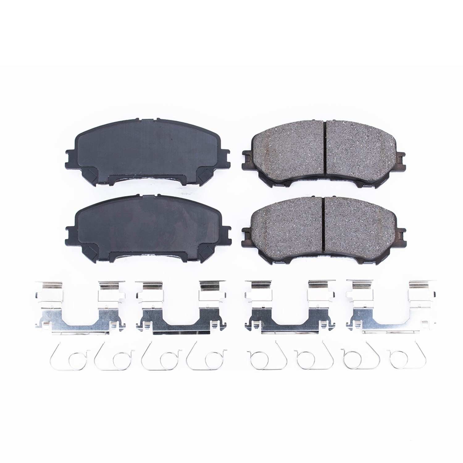 Front View of Front Disc Brake Pad Set POWERSTOP 17-1737