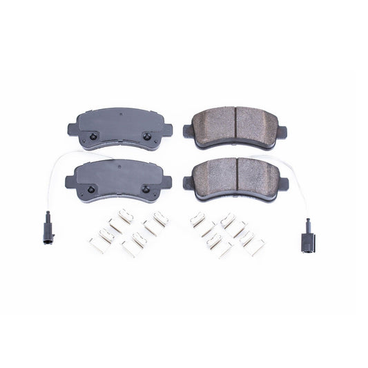 Front View of Rear Disc Brake Pad Set POWERSTOP 17-1746