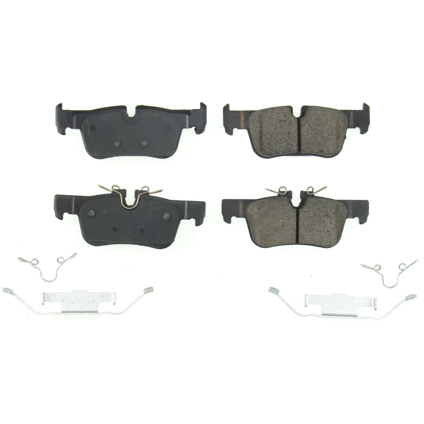 Front View of Rear Disc Brake Pad Set POWERSTOP 17-1762