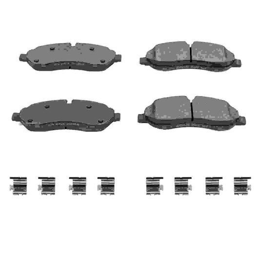 Front View of Front Disc Brake Pad Set POWERSTOP 17-1774