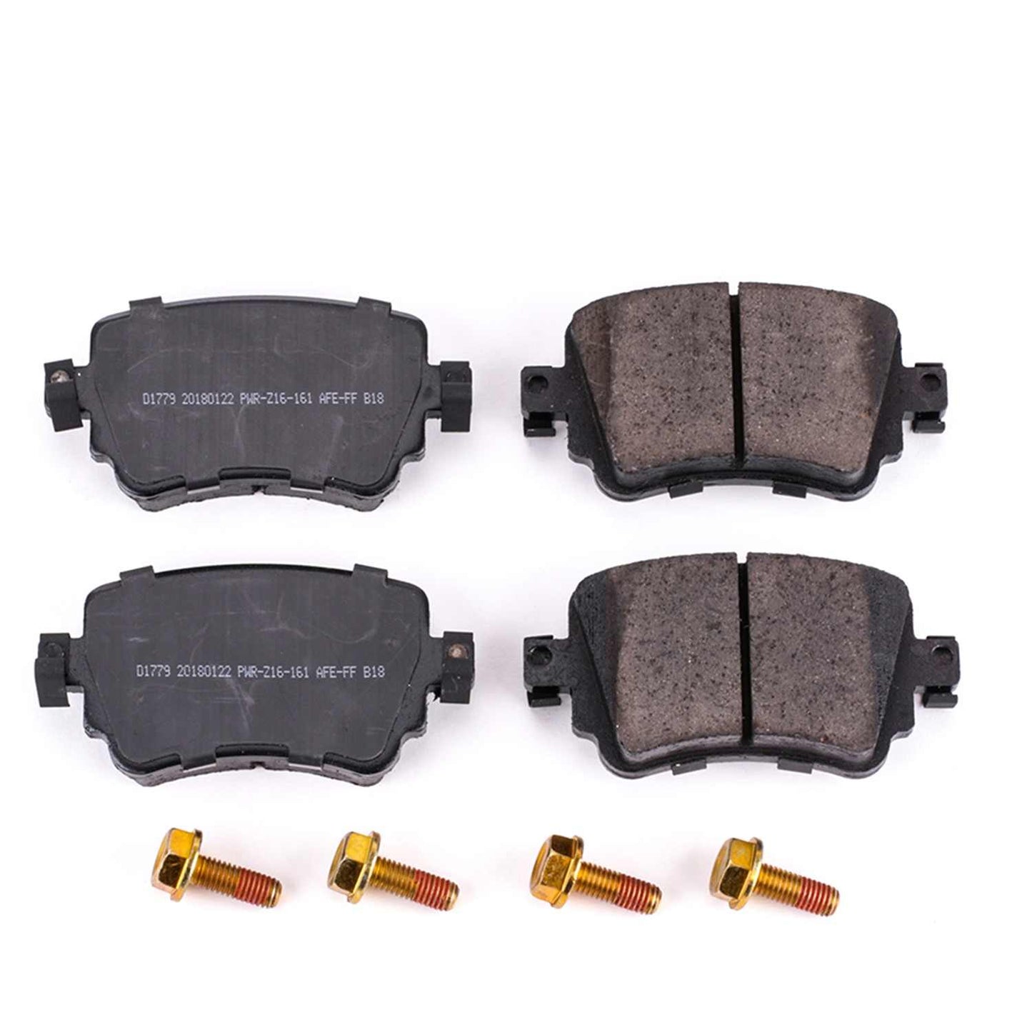 Front View of Rear Disc Brake Pad Set POWERSTOP 17-1779