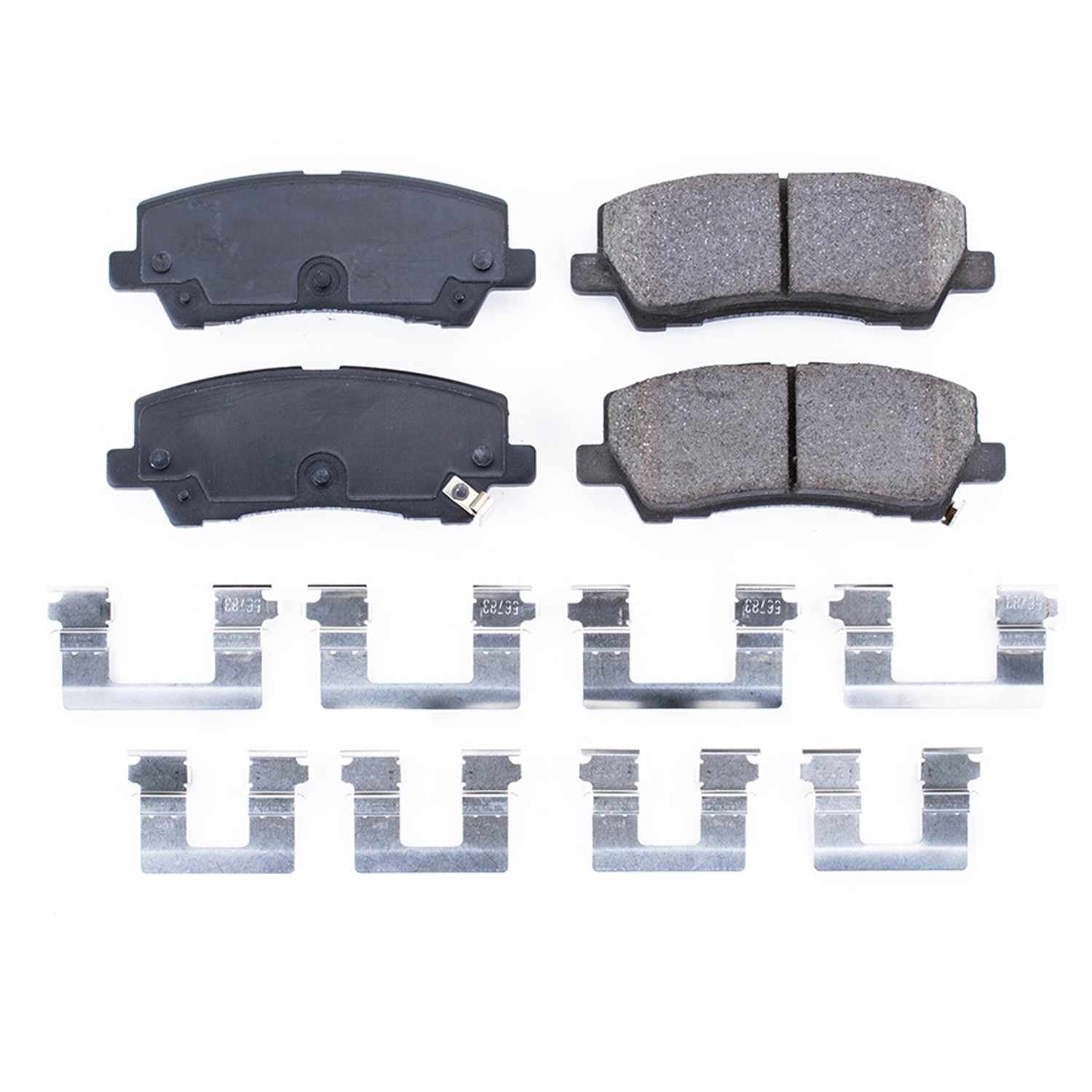 Front View of Rear Disc Brake Pad Set POWERSTOP 17-1793