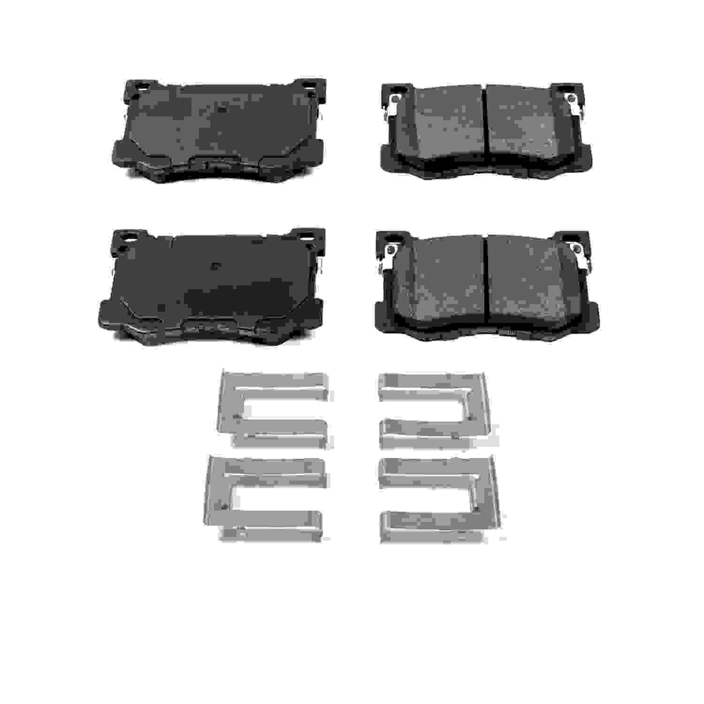 Front View of Front Disc Brake Pad Set POWERSTOP 17-1799