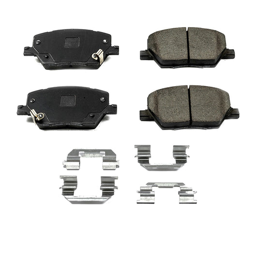 Front View of Front Disc Brake Pad Set POWERSTOP 17-1811