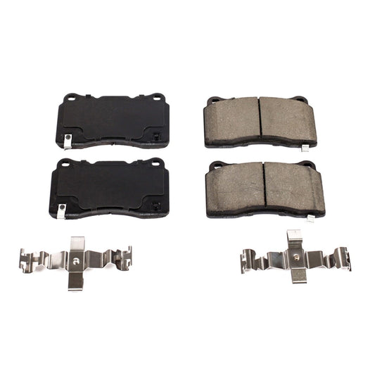 Front View of Front Disc Brake Pad Set POWERSTOP 17-1836