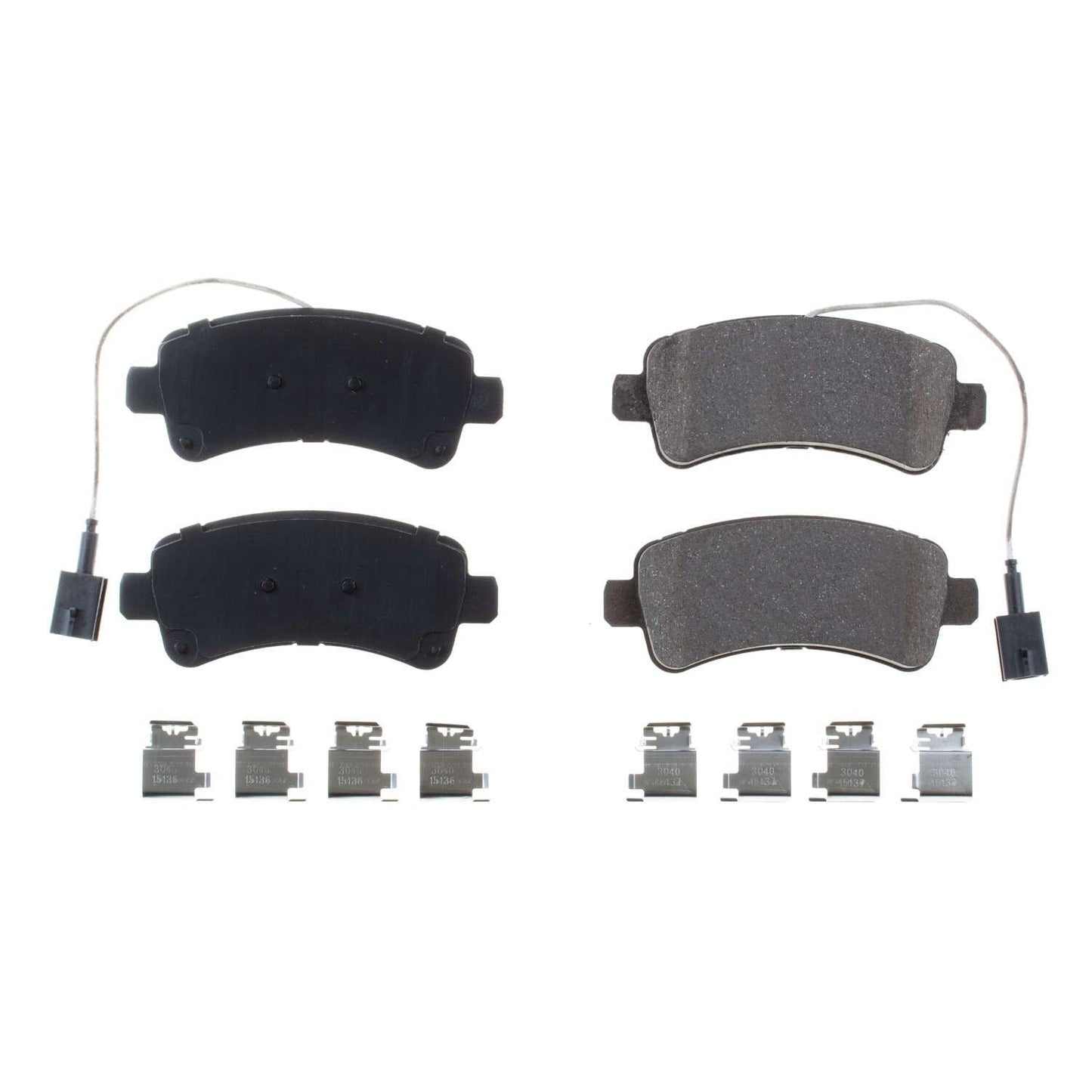 Front View of Rear Disc Brake Pad Set POWERSTOP 17-1840