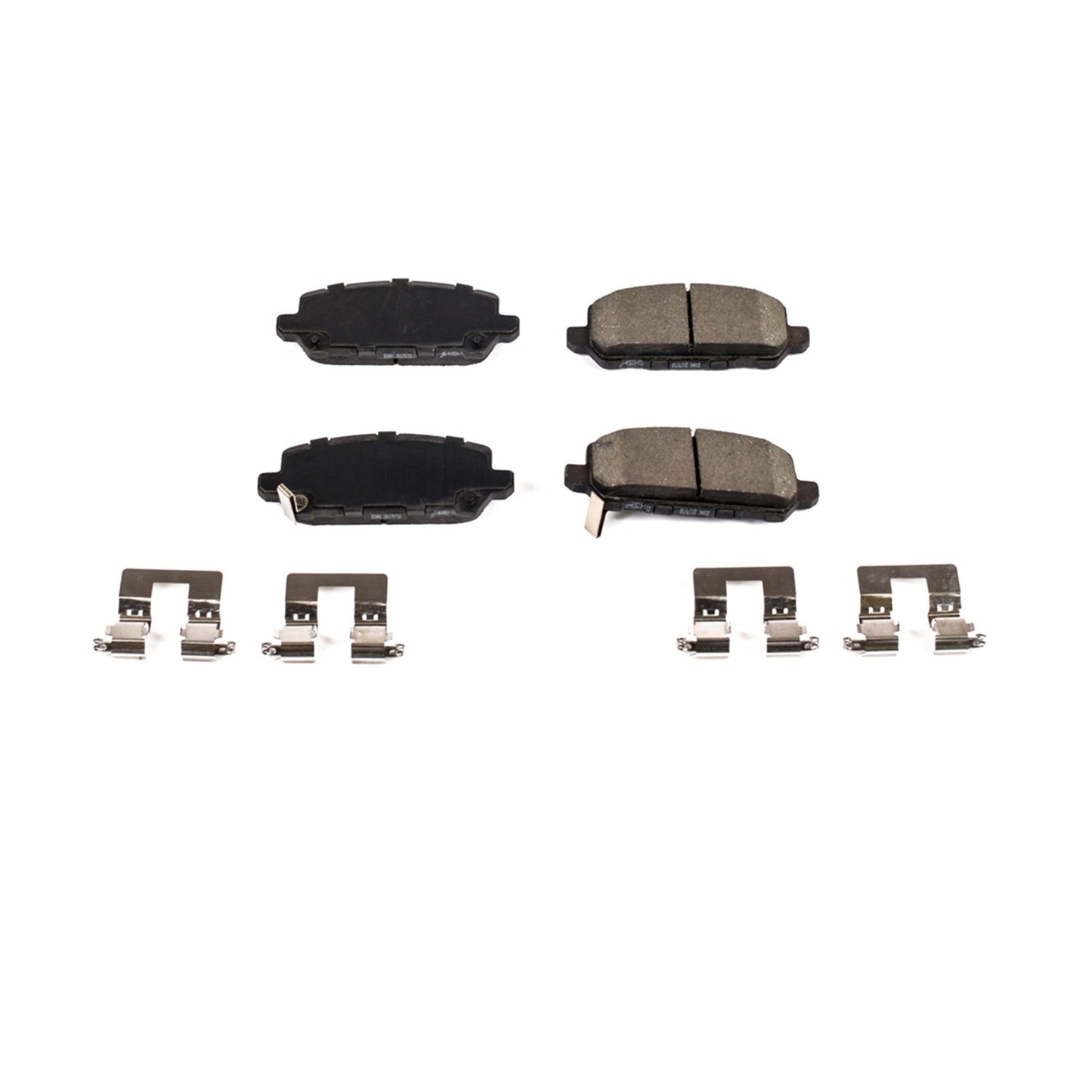 Front View of Rear Disc Brake Pad Set POWERSTOP 17-1841