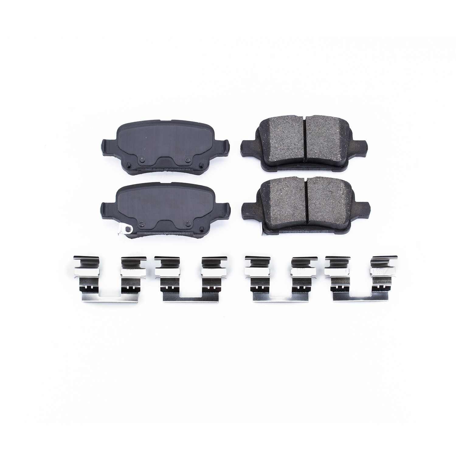 Front View of Rear Disc Brake Pad Set POWERSTOP 17-1857