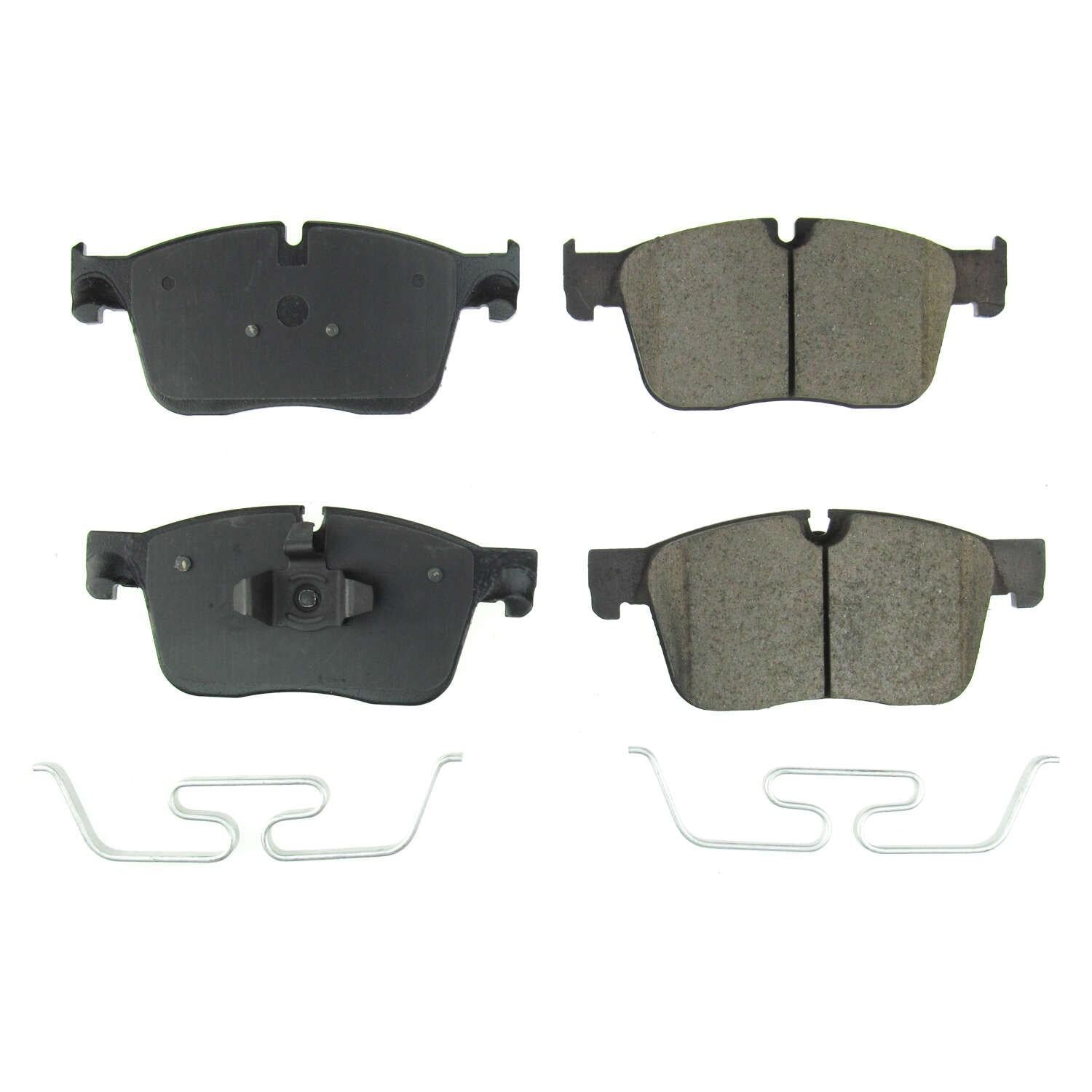 Front View of Front Disc Brake Pad Set POWERSTOP 17-1861