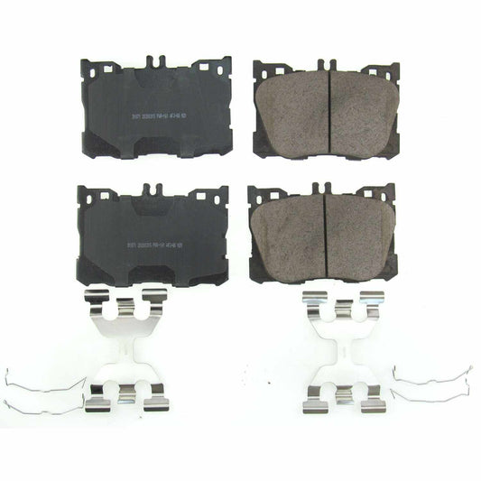 Front View of Front Disc Brake Pad Set POWERSTOP 17-1871