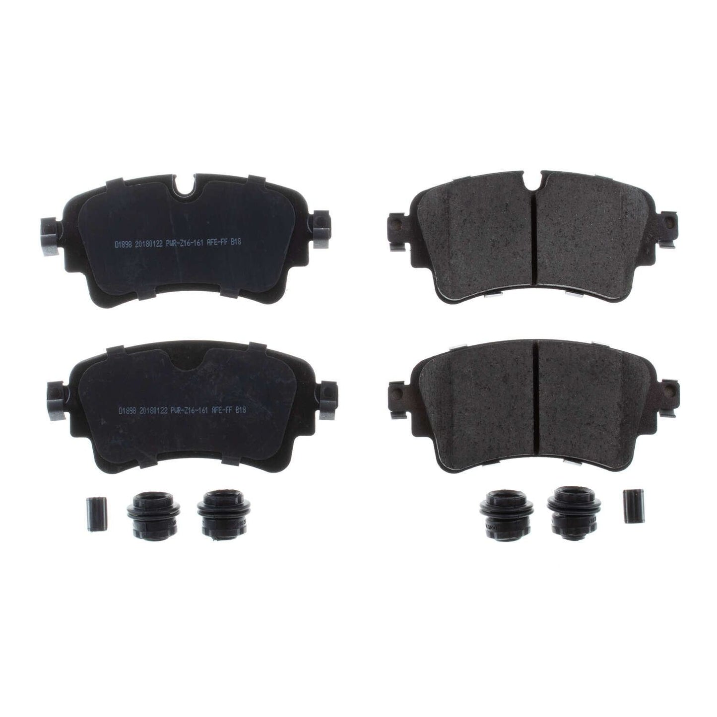 Front View of Rear Disc Brake Pad Set POWERSTOP 17-1898