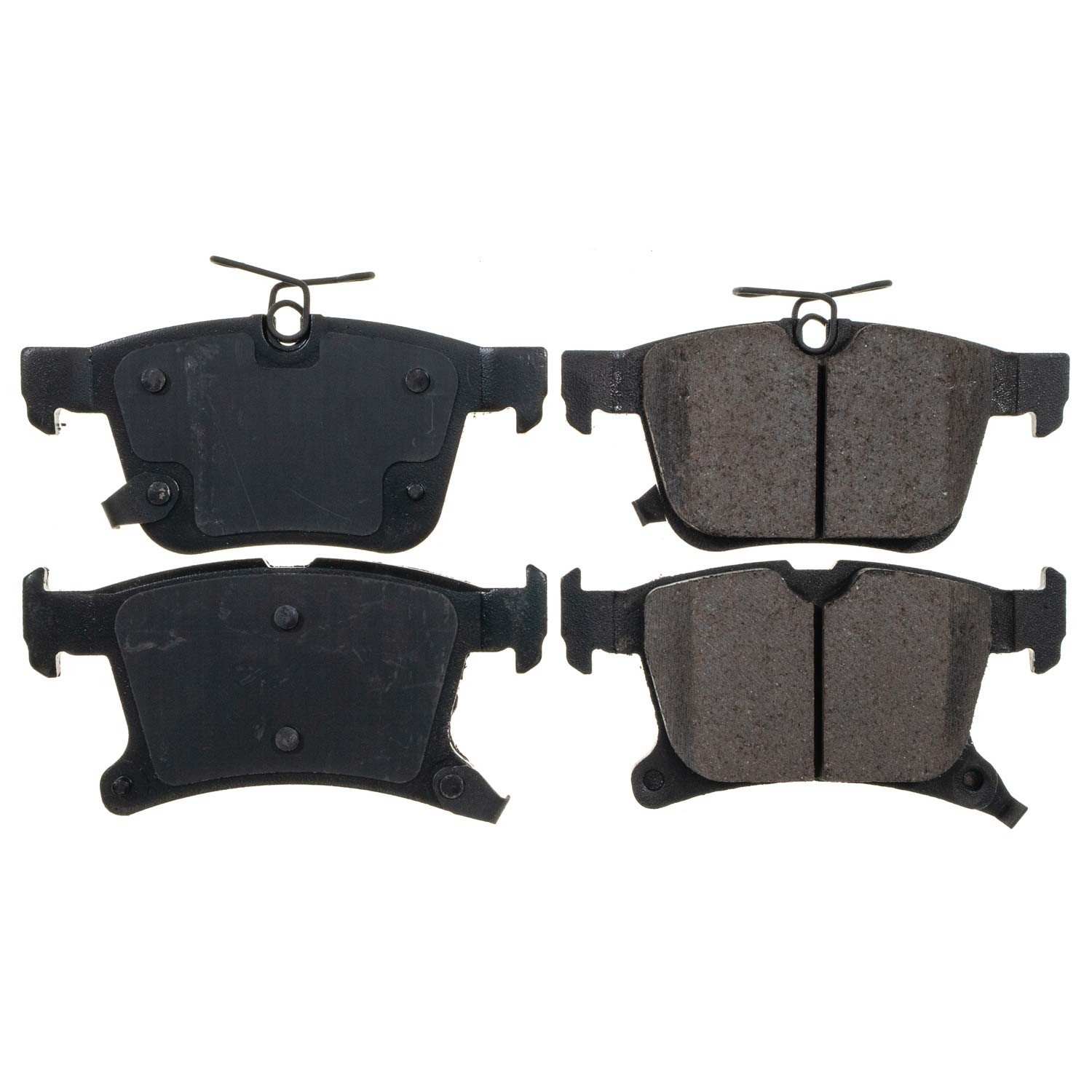 Front View of Rear Disc Brake Pad Set POWERSTOP 17-1901