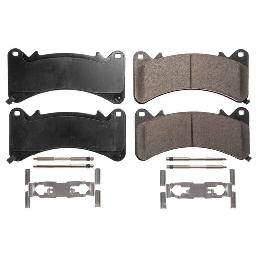 Front View of Front Disc Brake Pad Set POWERSTOP 17-1910