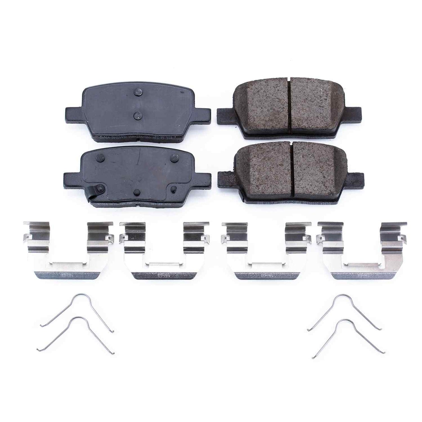 Front View of Rear Disc Brake Pad Set POWERSTOP 17-1914