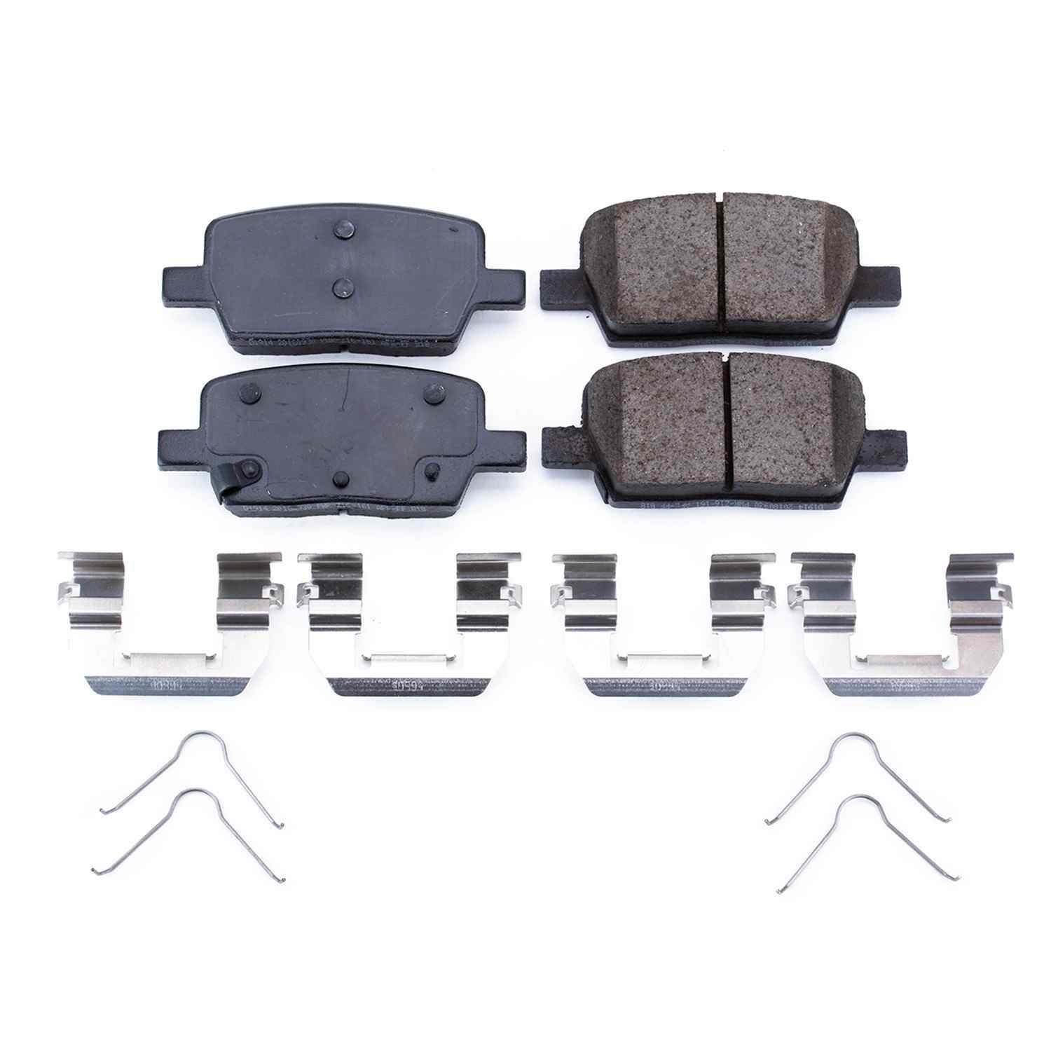 Front View of Rear Disc Brake Pad Set POWERSTOP 17-1914