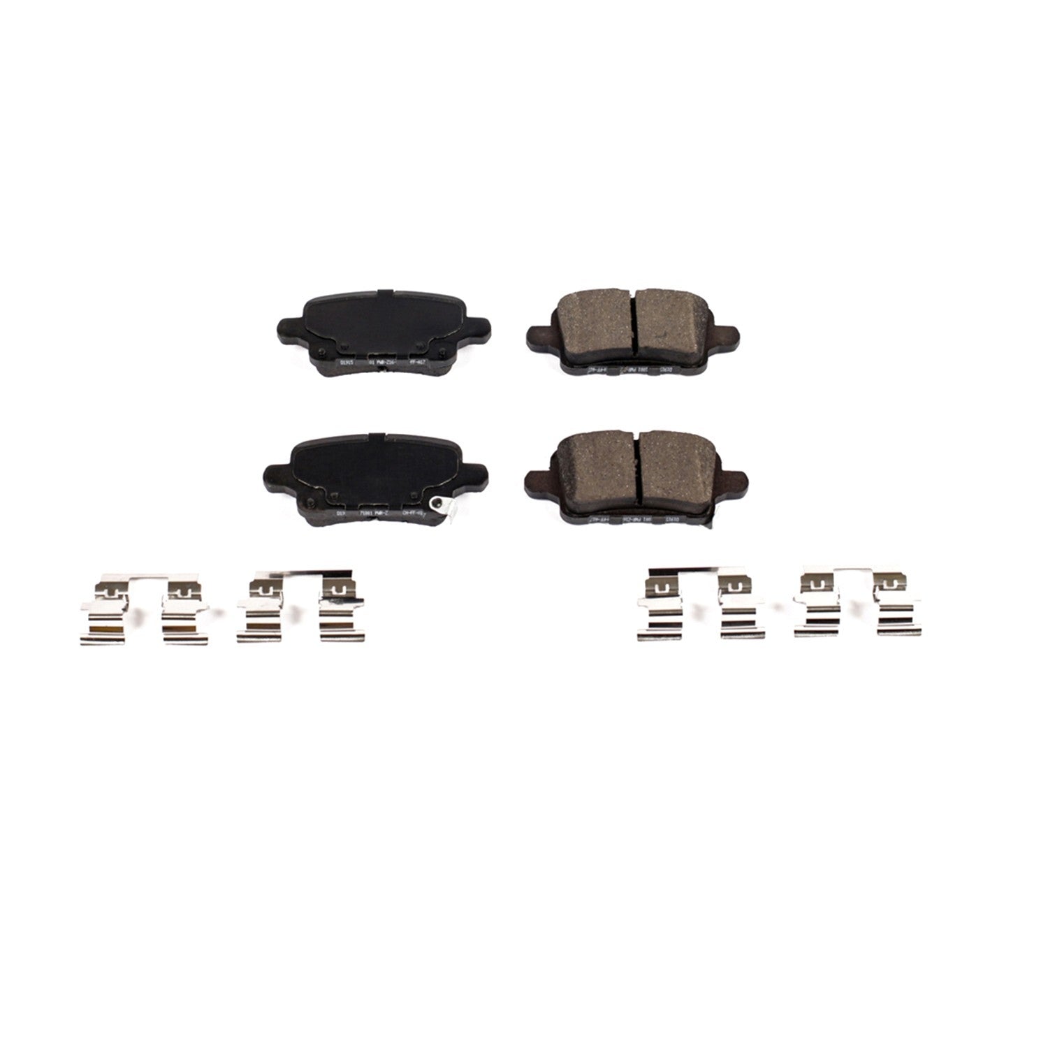 Front View of Rear Disc Brake Pad Set POWERSTOP 17-1915