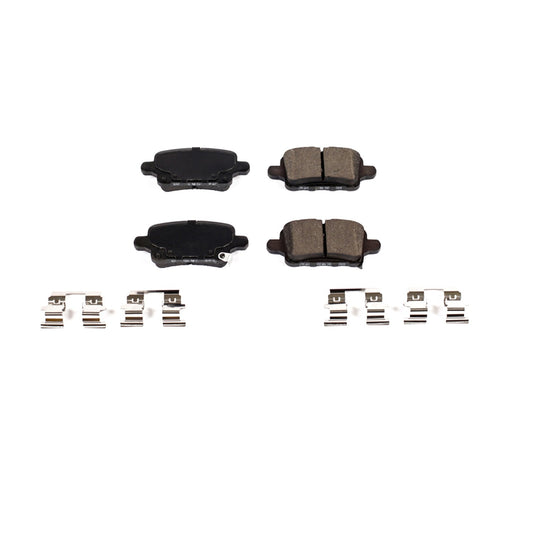 Front View of Rear Disc Brake Pad Set POWERSTOP 17-1915