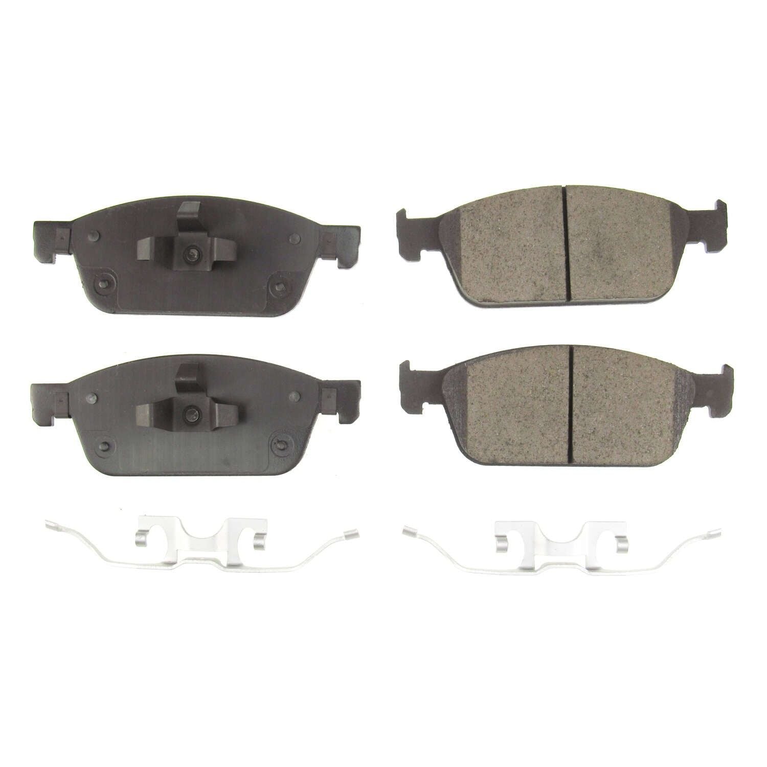 Front View of Front Disc Brake Pad Set POWERSTOP 17-1978