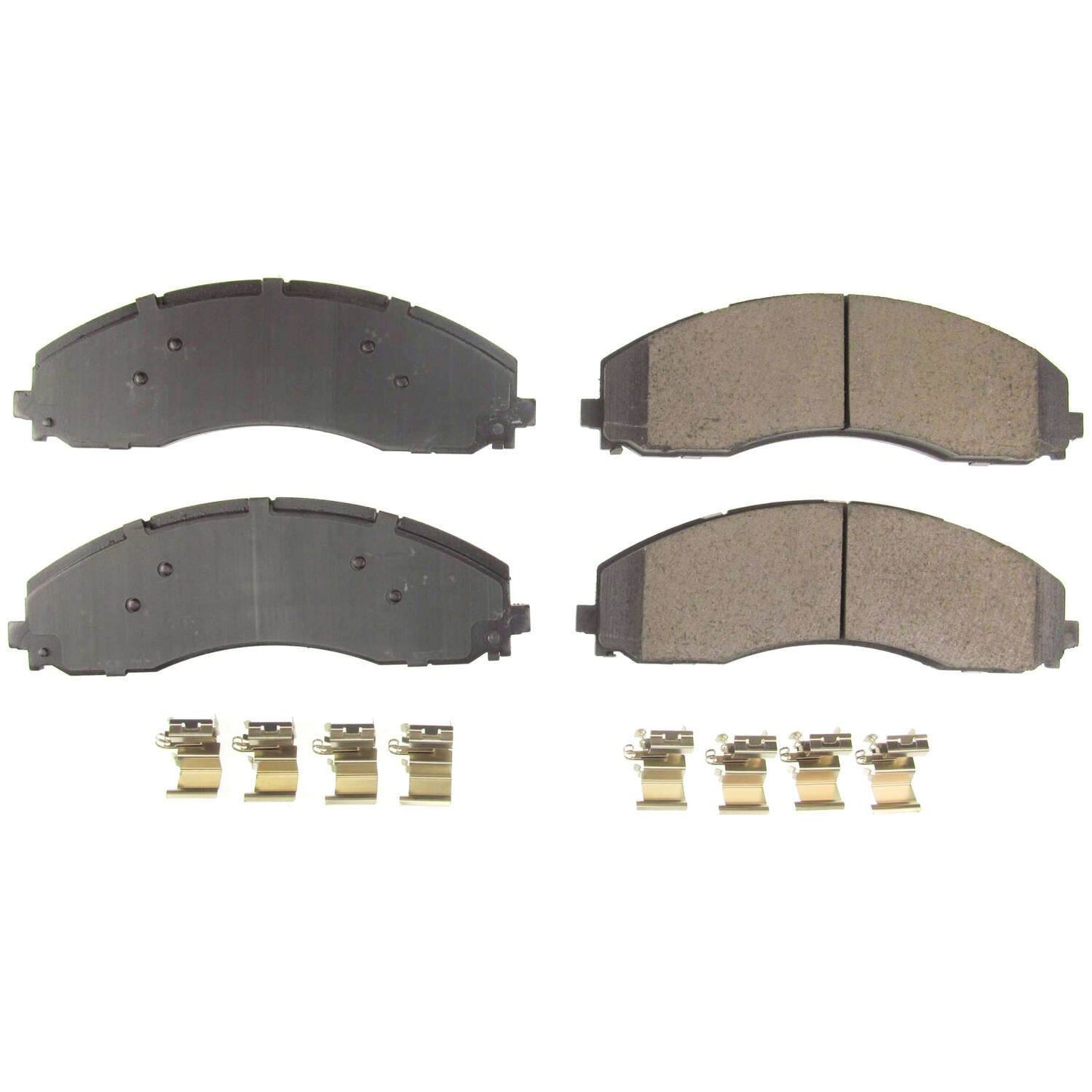 Front View of Front Disc Brake Pad Set POWERSTOP 17-2018