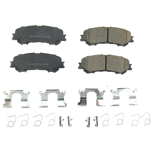 Front View of Rear Disc Brake Pad Set POWERSTOP 17-2032