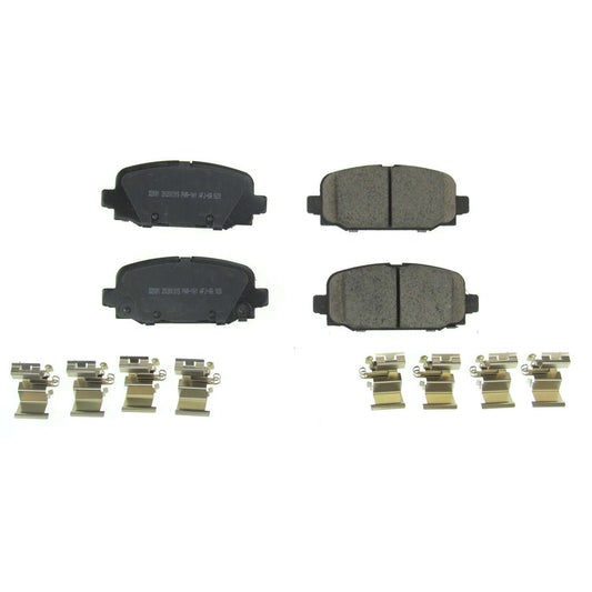 Front View of Rear Disc Brake Pad Set POWERSTOP 17-2081