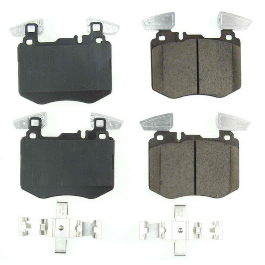 Front View of Front Disc Brake Pad Set POWERSTOP 17-2162