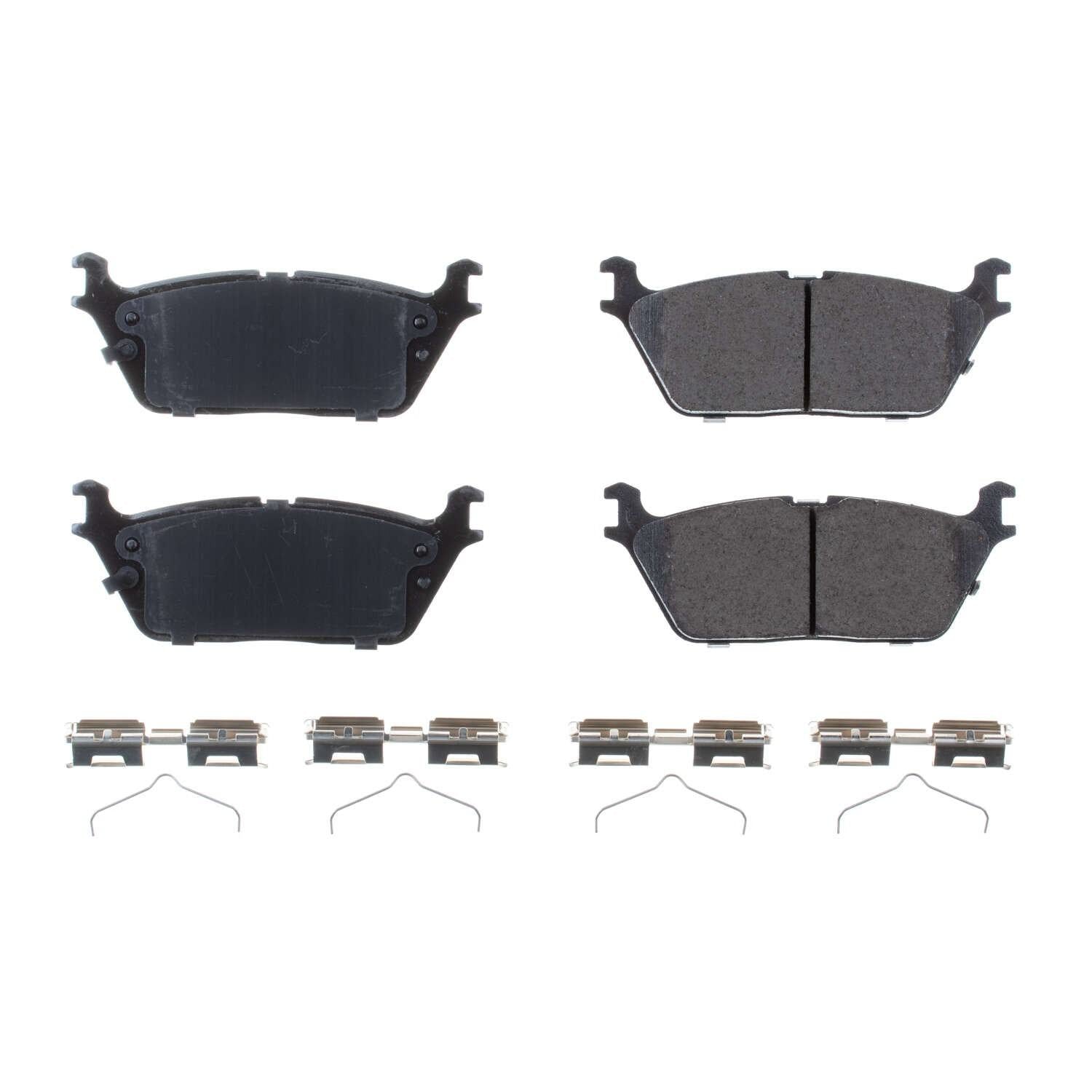 Front View of Rear Disc Brake Pad Set POWERSTOP 17-2169