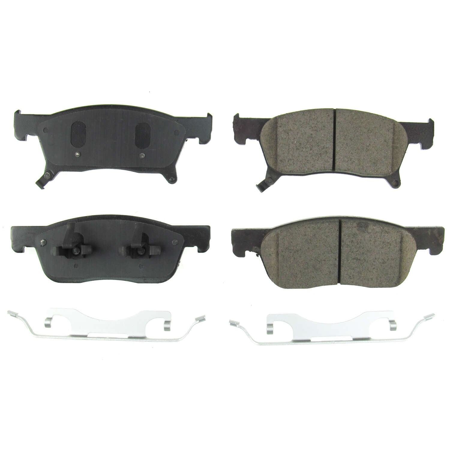 Front View of Front Disc Brake Pad Set POWERSTOP 17-2170