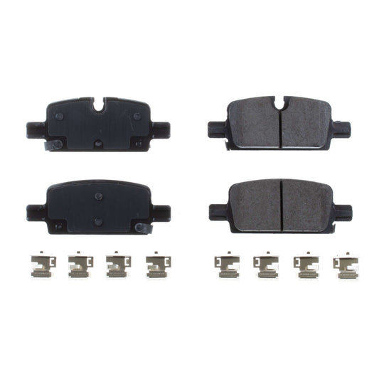 Front View of Rear Disc Brake Pad Set POWERSTOP 17-2174