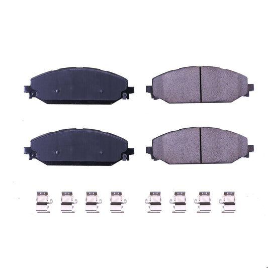 Front View of Front Disc Brake Pad Set POWERSTOP 17-2179