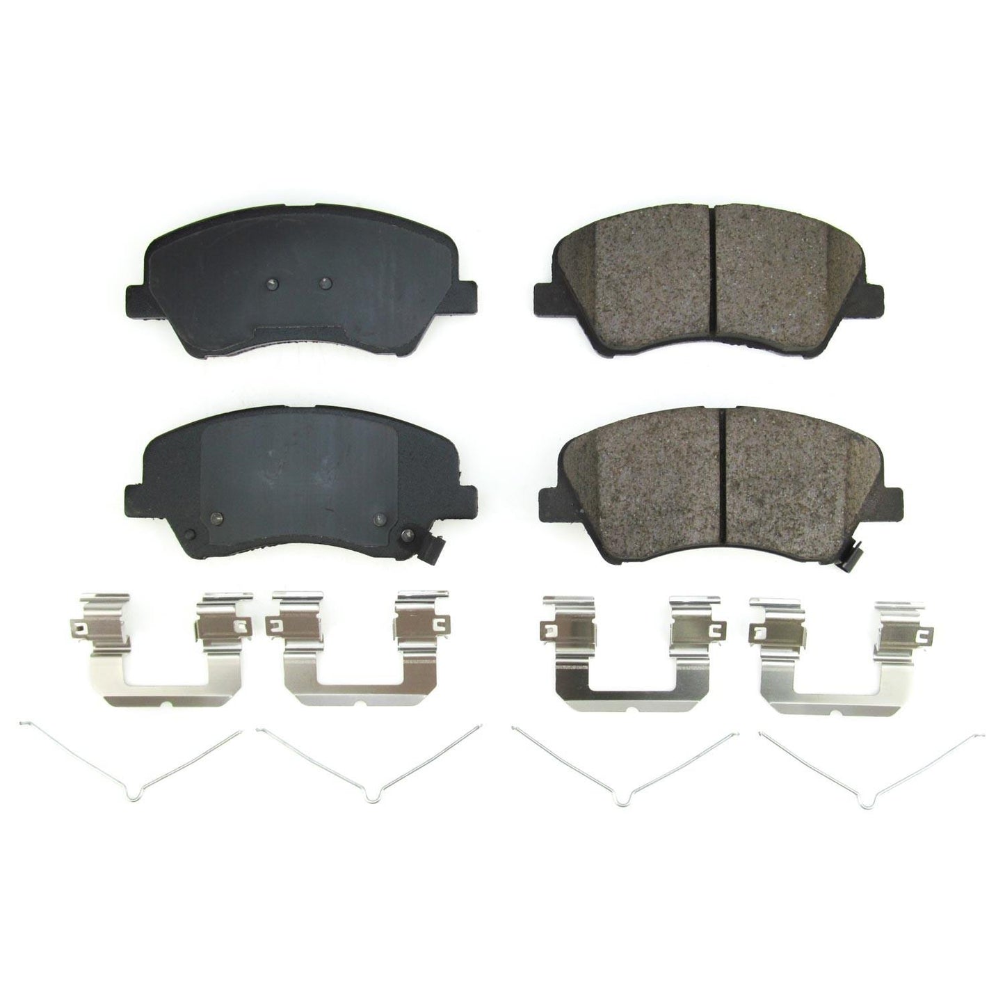 Front View of Front Disc Brake Pad Set POWERSTOP 17-2190