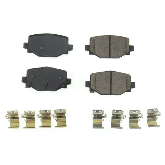 Front View of Rear Disc Brake Pad Set POWERSTOP 17-2191