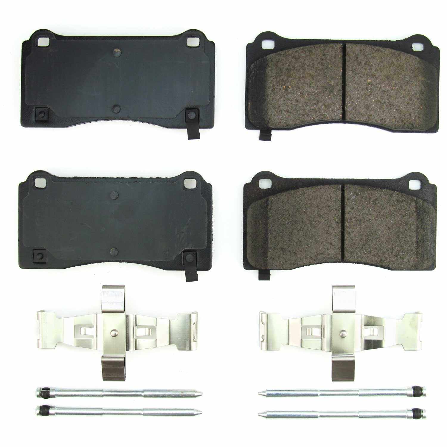 Front View of Front Disc Brake Pad Set POWERSTOP 17-2195