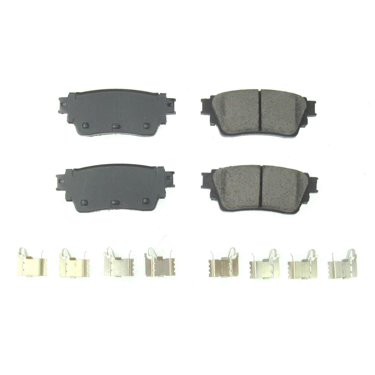 Front View of Rear Disc Brake Pad Set POWERSTOP 17-2200