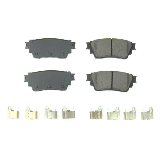 Front View of Rear Disc Brake Pad Set POWERSTOP 17-2200