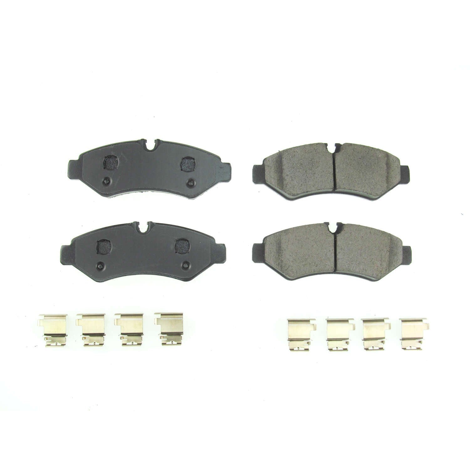 Front View of Rear Disc Brake Pad Set POWERSTOP 17-2201