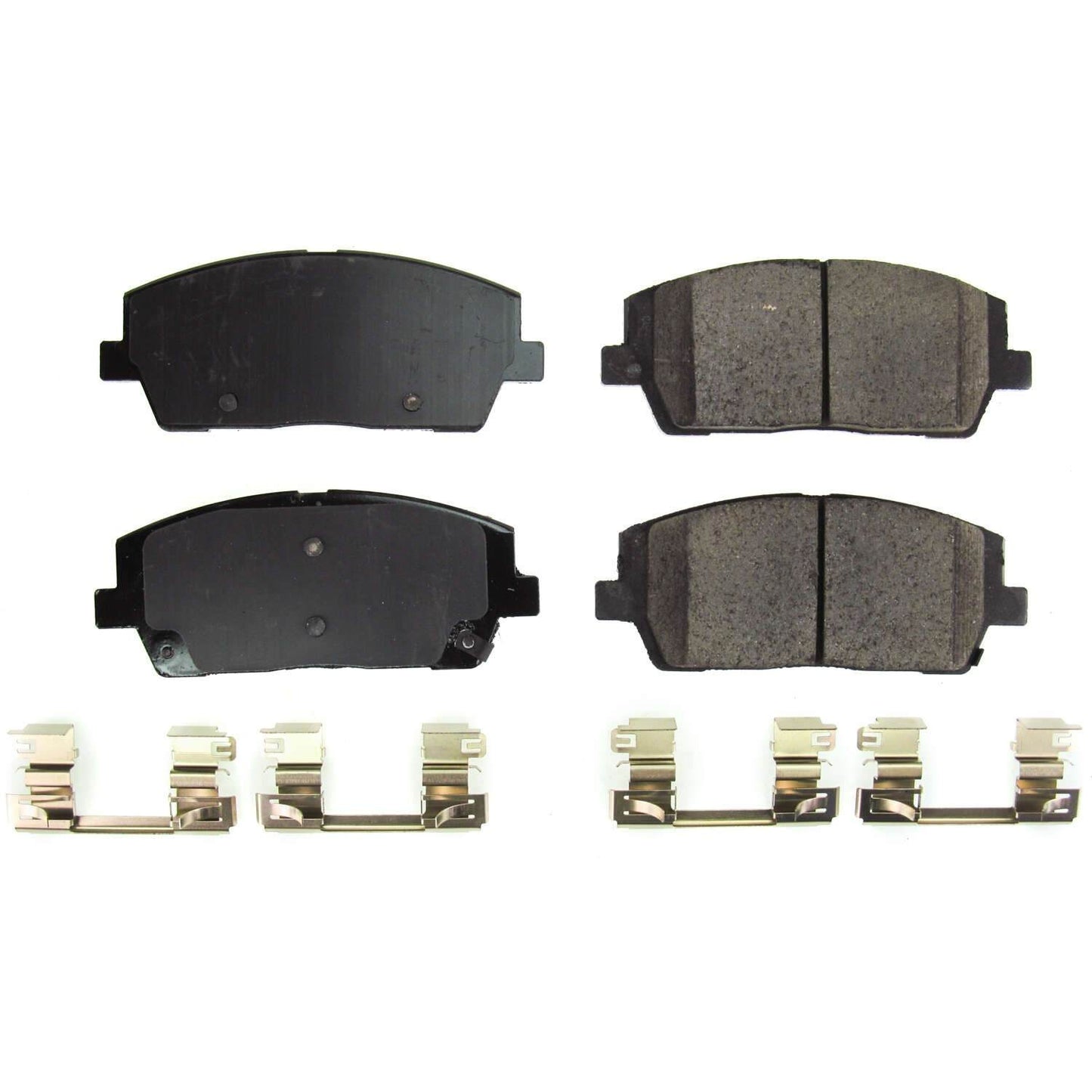 Front View of Front Disc Brake Pad Set POWERSTOP 17-2215