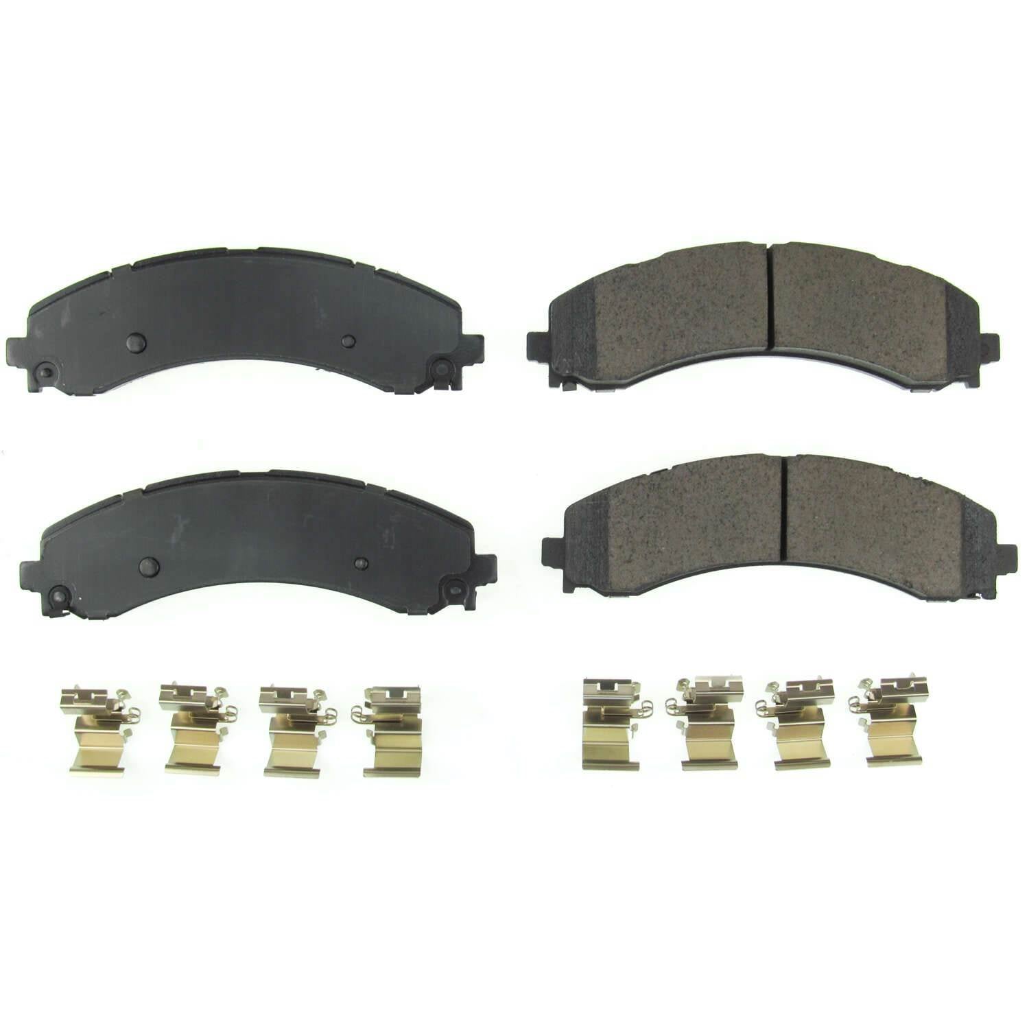 Front View of Rear Disc Brake Pad Set POWERSTOP 17-2224