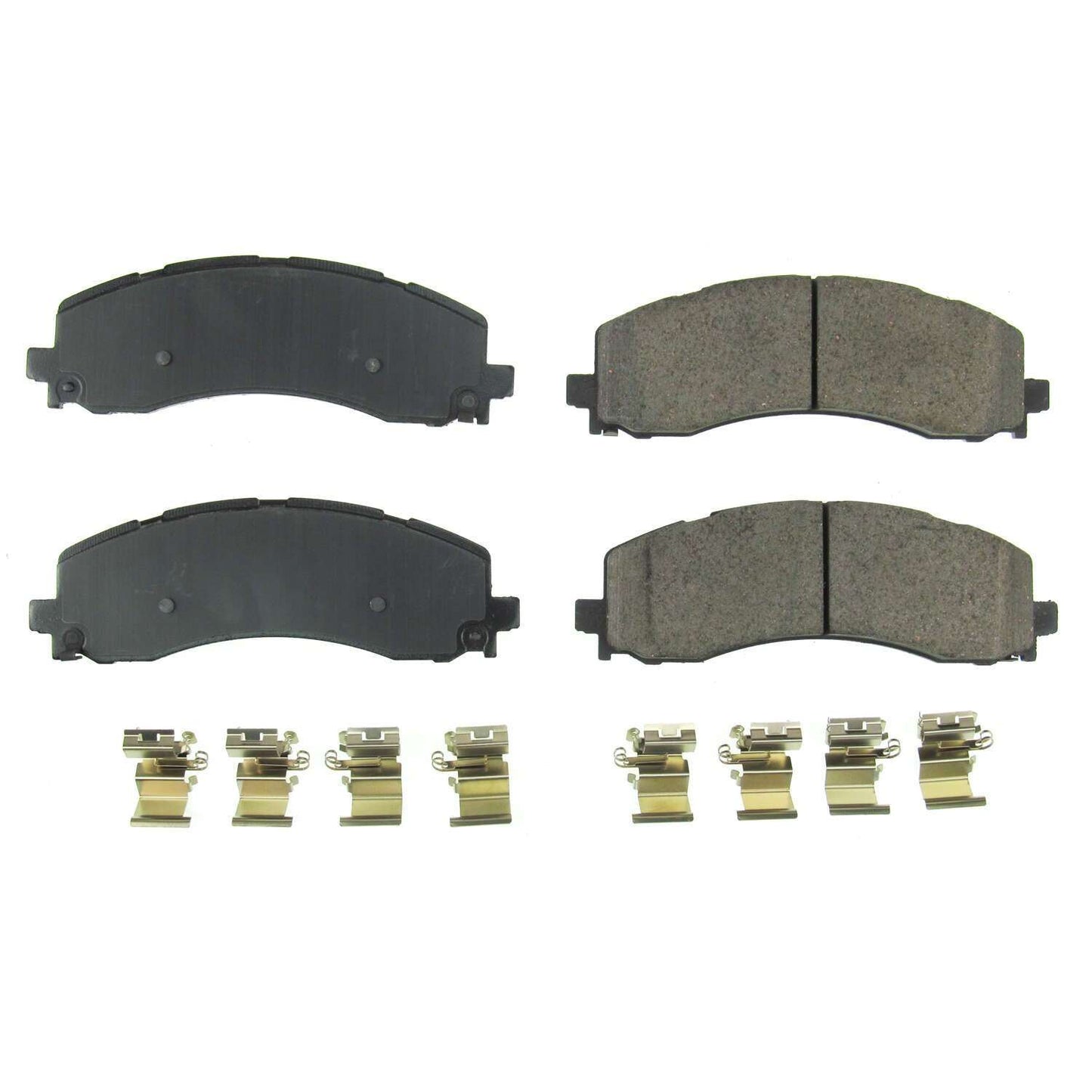 Front View of Rear Disc Brake Pad Set POWERSTOP 17-2225