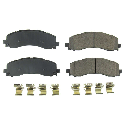 Front View of Rear Disc Brake Pad Set POWERSTOP 17-2225